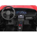 Dětská červená nafouknutá kola Perfecta Auto 2 Bezkartáčový motor MP3 LED pomalý start