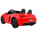 Dětská červená nafouknutá kola Perfecta Auto 2 Bezkartáčový motor MP3 LED pomalý start