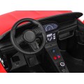 Dětská červená nafouknutá kola Perfecta Auto 2 Bezkartáčový motor MP3 LED pomalý start