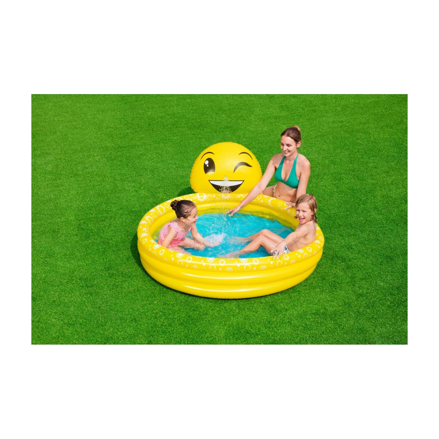 Bazén brouzdaliště Veselý smajlík 1 65 1 44 69cm BESTWAY