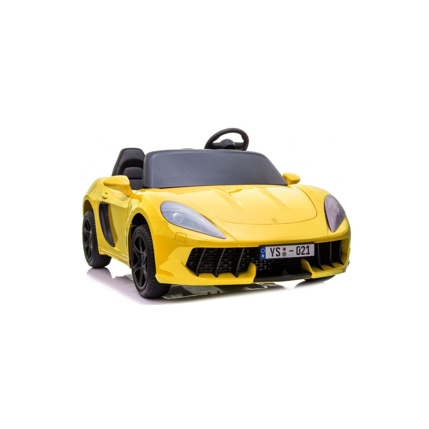 Perfecta Lift pro 2 děti žlutá nafouknutá kola bezkartáčový motor MP3 LED pomalý start