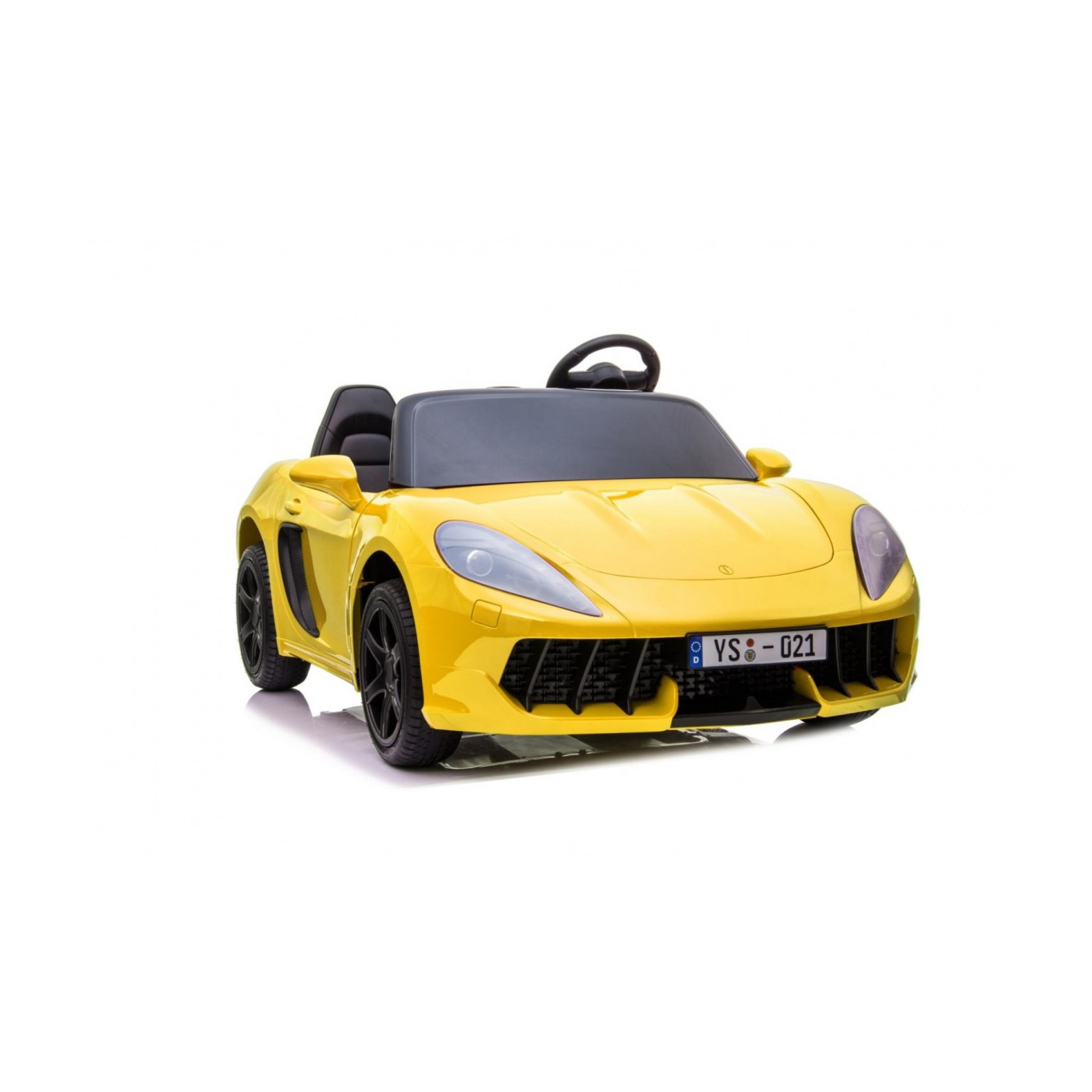 Perfecta Lift pro 2 děti žlutá nafouknutá kola bezkartáčový motor MP3 LED pomalý start