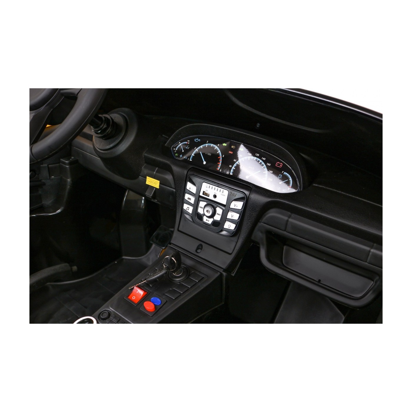 Perfecta Lift pro 2 děti žlutá nafouknutá kola bezkartáčový motor MP3 LED pomalý start