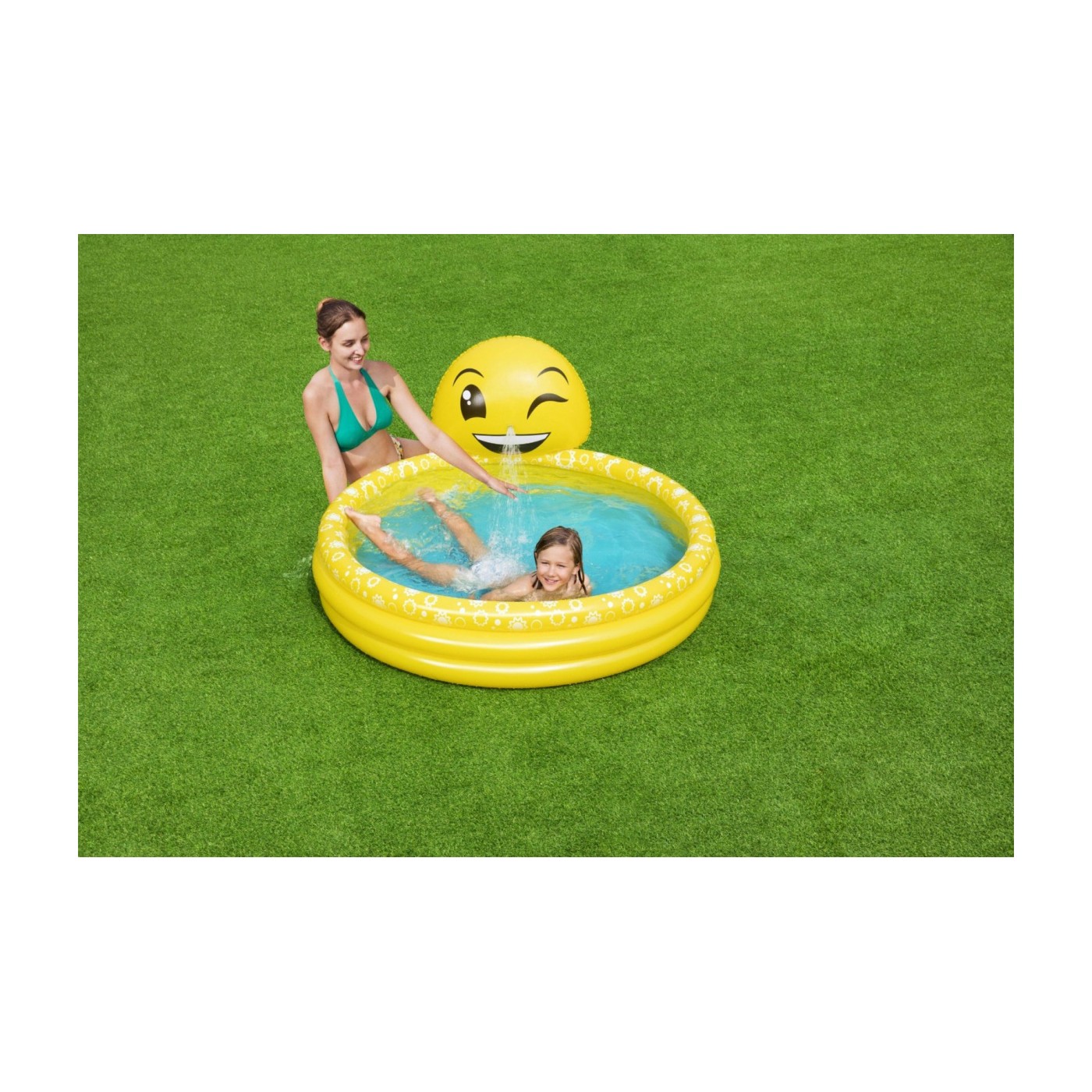 Bazén brouzdaliště Veselý smajlík 1 65 1 44 69cm BESTWAY