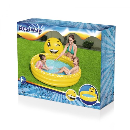 Bazén brouzdaliště Veselý smajlík 1 65 1 44 69cm BESTWAY