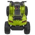 Čtyřkolka ATV 2,4 GHz na baterii pro děti zelená + dálkové ovládání + kolečka EVA + rádio MP3 + pomalý start