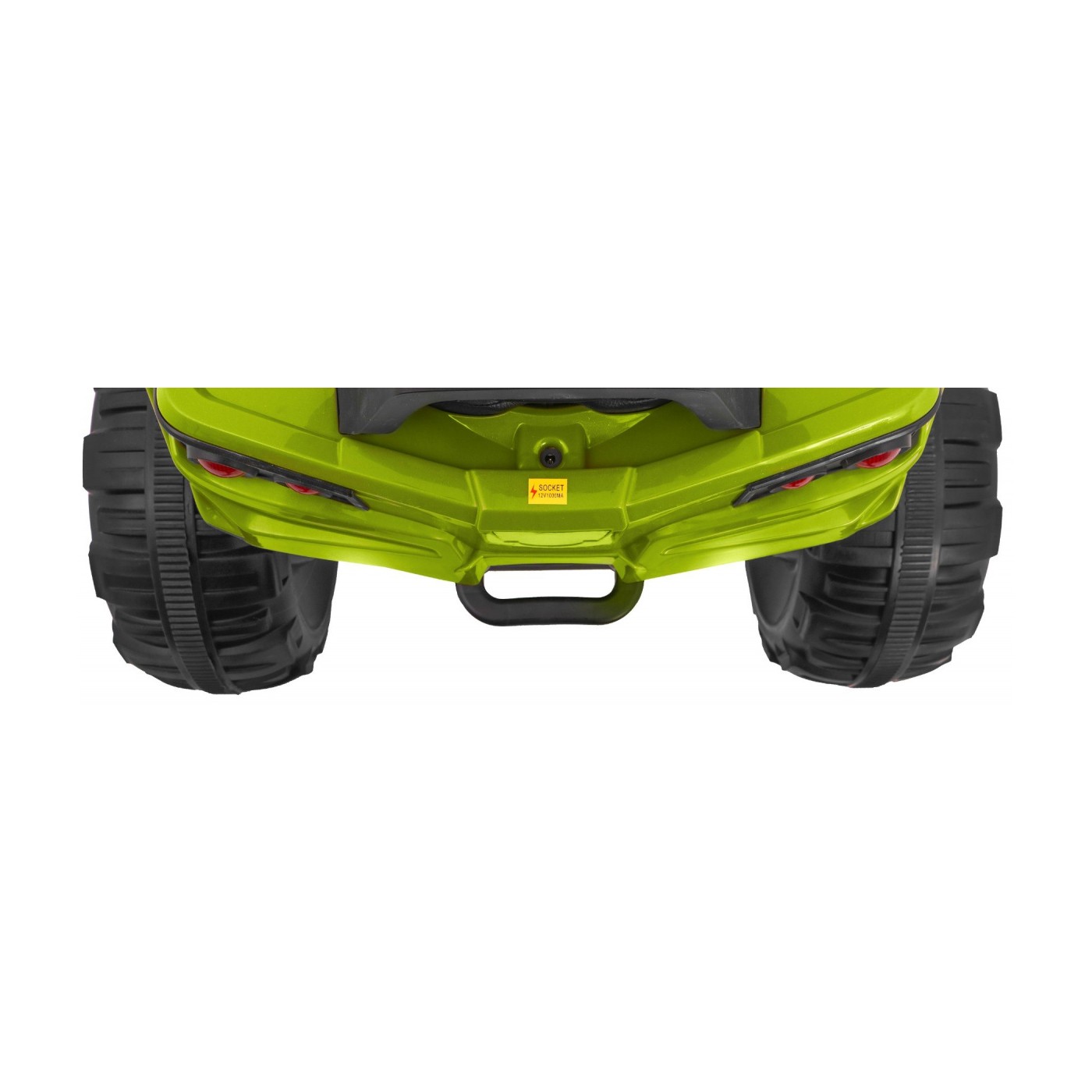 Čtyřkolka ATV 2,4 GHz na baterii pro děti zelená + dálkové ovládání + kolečka EVA + rádio MP3 + pomalý start