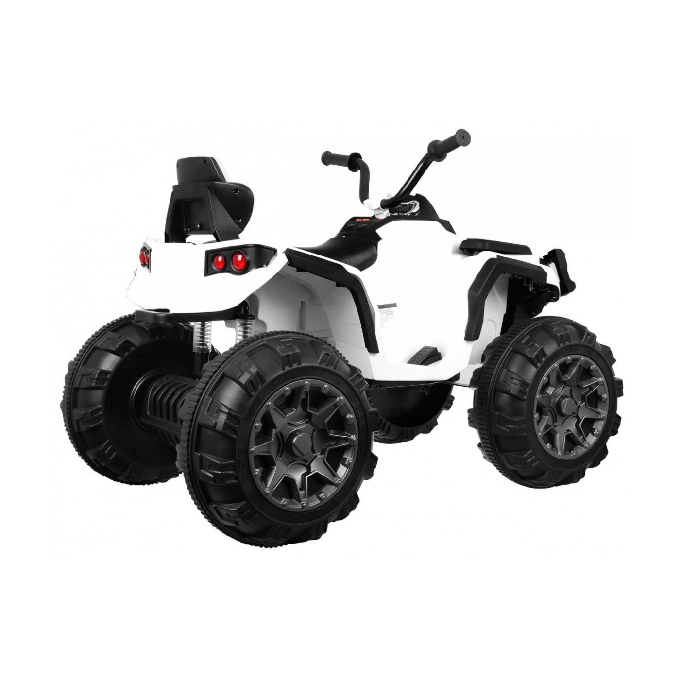 Quad ATV dětská baterie bílá EVA rádio MP3 LED pomalý start