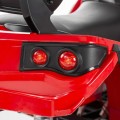 Quad ATV dobíjecí dětská červená EVA kola MP3 rádio LED pomalý start