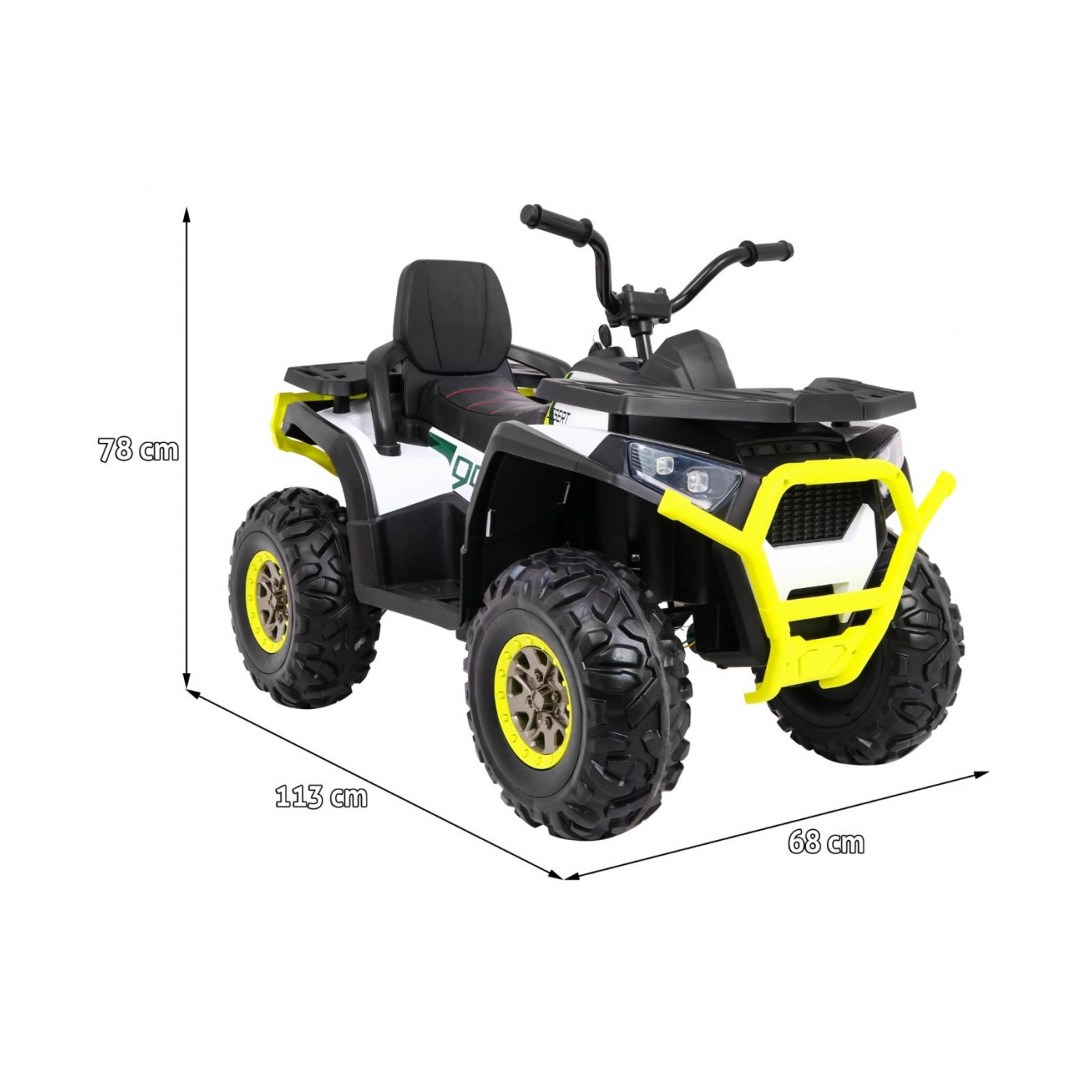Vozidlo Quad ATV Poušť bílá