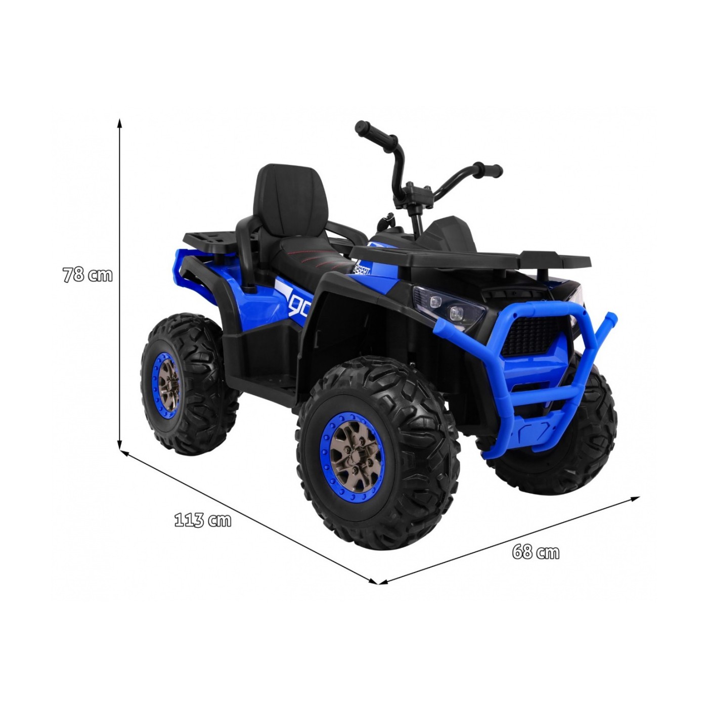 Vozidlo Quad ATV Poušť Blue