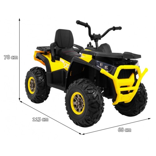 Vozidlo Quad ATV Poušť Žlutý
