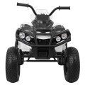 Quad ATV Air dobíjecí dětská bílá kola nafouknutá MP3 rádio pomalý start
