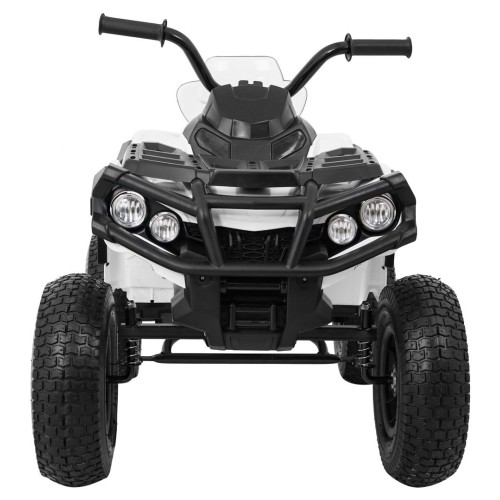 Quad ATV Air dobíjecí dětská bílá kola nafouknutá MP3 rádio pomalý start