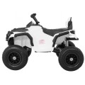 Quad ATV Air dobíjecí dětská bílá kola nafouknutá MP3 rádio pomalý start