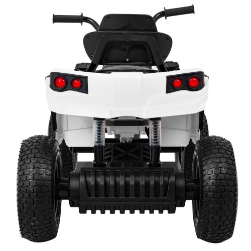 Quad ATV Air dobíjecí dětská bílá kola nafouknutá MP3 rádio pomalý start