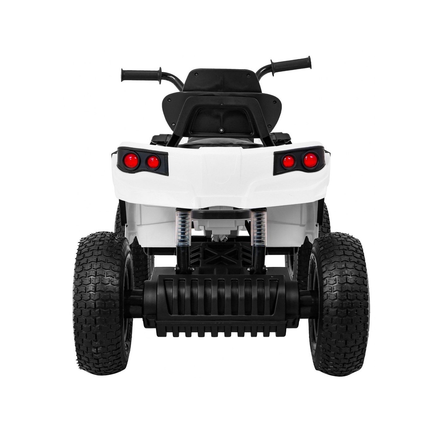 Quad ATV Air dobíjecí dětská bílá kola nafouknutá MP3 rádio pomalý start