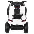 Quad ATV Air dobíjecí dětská bílá kola nafouknutá MP3 rádio pomalý start