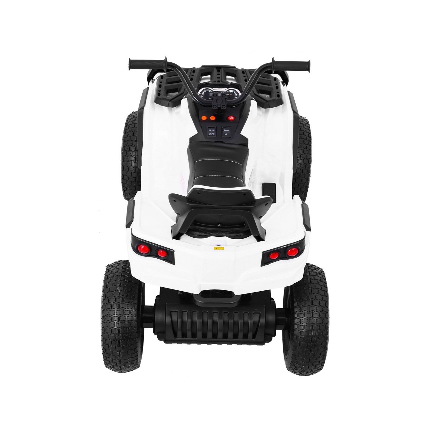 Quad ATV Air dobíjecí dětská bílá kola nafouknutá MP3 rádio pomalý start