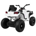 Quad ATV Air dobíjecí dětská bílá kola nafouknutá MP3 rádio pomalý start