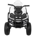 Quad ATV Air dobíjecí dětská bílá kola nafouknutá MP3 rádio pomalý start