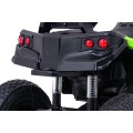 Quad ATV Air dobíjecí dětská černo-zelená kola nafouknutá MP3 rádio pomalý start