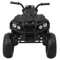 Čtyřkolka ATV Air Baterie Powečervená Kids černá + kola nafouknutá + MP3 rádio + pomalý start