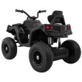 Čtyřkolka ATV Air Baterie Powečervená Kids černá + kola nafouknutá + MP3 rádio + pomalý start