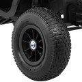 Čtyřkolka ATV Air Baterie Powečervená Kids černá + kola nafouknutá + MP3 rádio + pomalý start