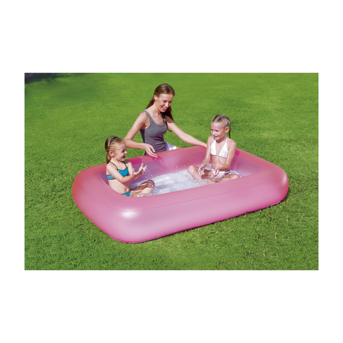 Dětský bazén 165 104 25 cm BESTWAY RŮŽOVÝ