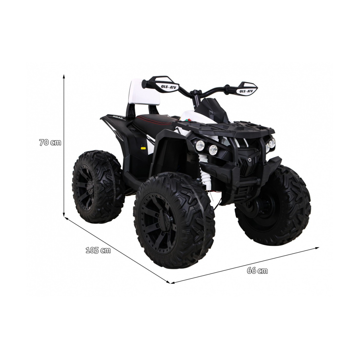 Čtyřkolka ATV Power bílá