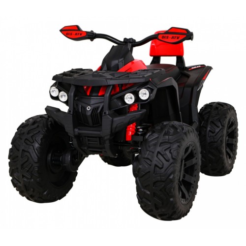 Čtyřkolka vozidla ATV Power červená