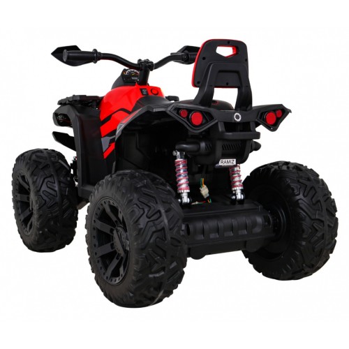 Čtyřkolka vozidla ATV Power červená