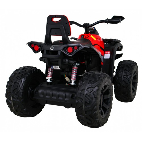 Čtyřkolka vozidla ATV Power červená