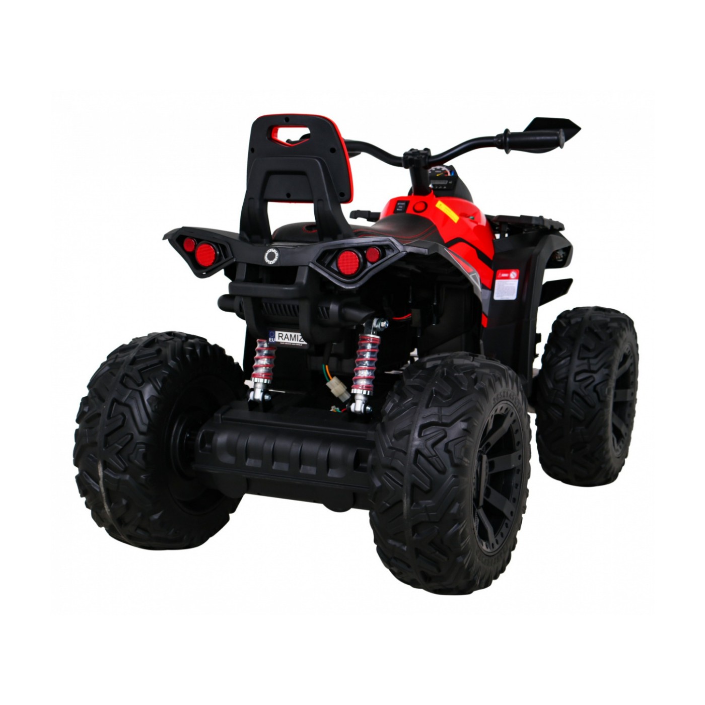 Čtyřkolka vozidla ATV Power červená