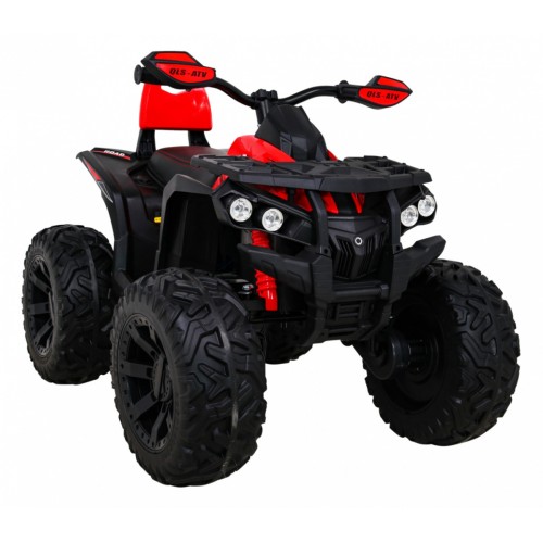 Čtyřkolka vozidla ATV Power červená