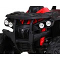 Čtyřkolka vozidla ATV Power červená