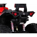 Čtyřkolka vozidla ATV Power červená
