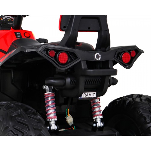 Čtyřkolka vozidla ATV Power červená