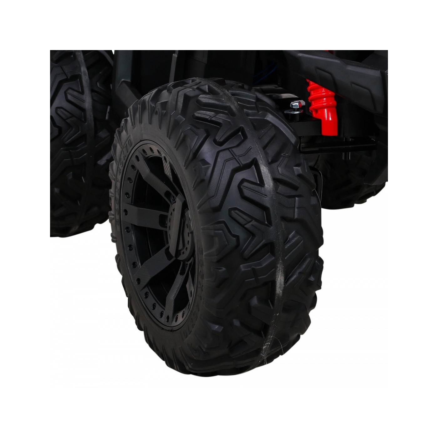 Čtyřkolka vozidla ATV Power červená