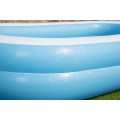 Dětský zahradní bazén 6+ nafukovací 2 kroužky 262x175x51cm BESTWAY + opravná lišta