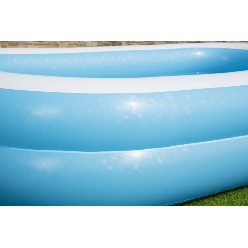 Dětský zahradní bazén 6+ nafukovací 2 kroužky 262x175x51cm BESTWAY + opravná lišta