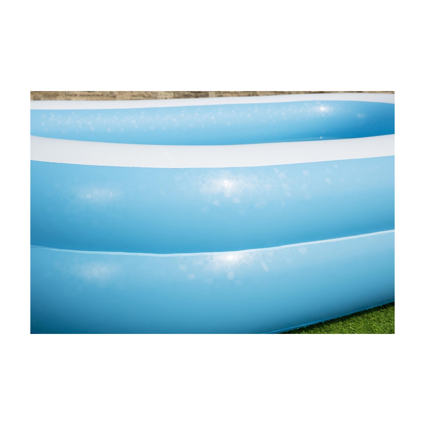 Dětský zahradní bazén 6+ nafukovací 2 kroužky 262x175x51cm BESTWAY + opravná lišta