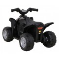 Quad Honda 250X TRX dobíjecí černá + houkačka + LED + eko kůže