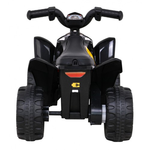 Quad Honda 250X TRX dobíjecí černá + houkačka + LED + eko kůže