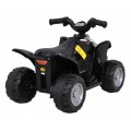 Quad Honda 250X TRX dobíjecí černá + houkačka + LED + eko kůže