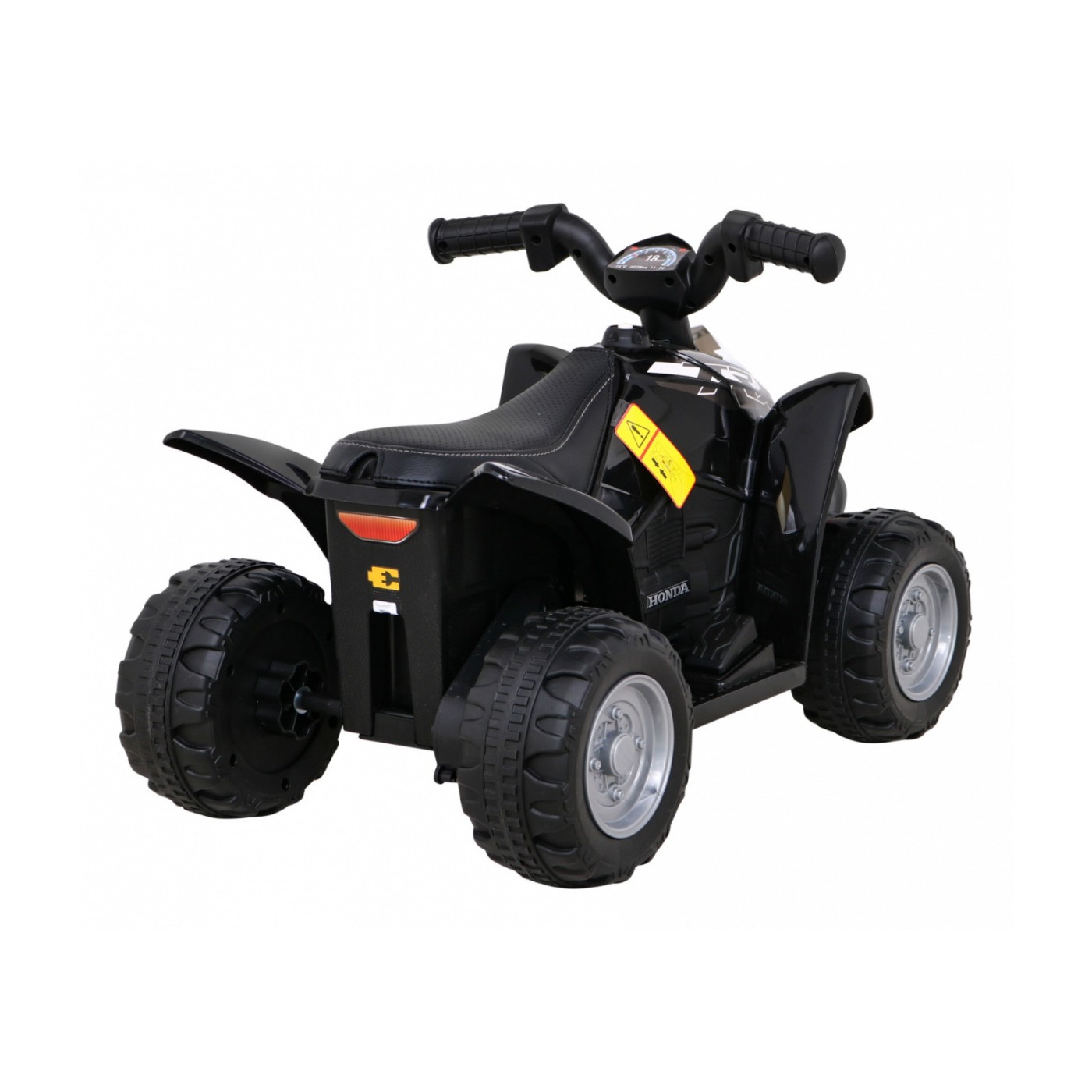 Quad Honda 250X TRX dobíjecí černá + houkačka + LED + eko kůže