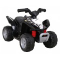 Quad Honda 250X TRX dobíjecí černá + houkačka + LED + eko kůže