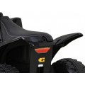 Quad Honda 250X TRX dobíjecí černá + houkačka + LED + eko kůže