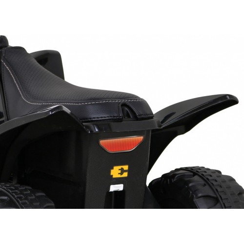 Quad Honda 250X TRX dobíjecí černá + houkačka + LED + eko kůže